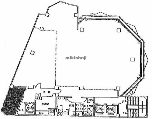 新宿・歌舞伎町の安与ビル 平面1