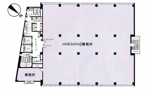 麻布ウエストビル 平面1