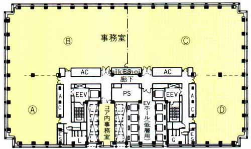 新宿モノリス 平面1