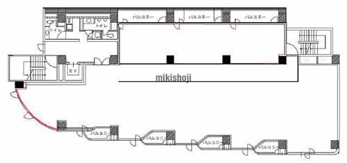 Ｏｆｆｉｃｅ８０５ビル 平面1