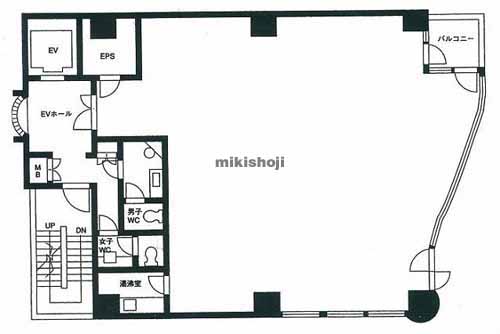 ビリーヴ新宿ビル 平面1