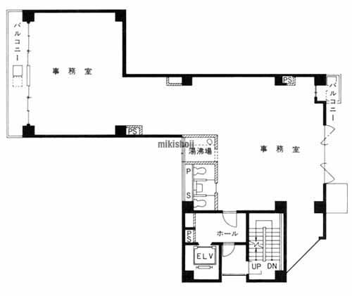 銀座大作ビル 平面1