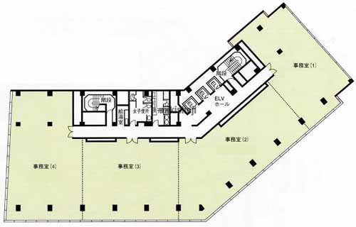 京王新宿三丁目ビル 平面1