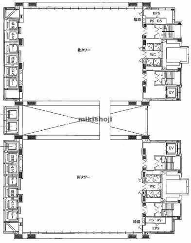 センチュリータワービル 平面1