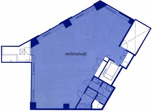 新宿ユーエストビル 平面1