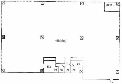 ２ｎｄ　ＫＡＷＡＩ　ＢＵＩＬＤＩＮＧ 平面1