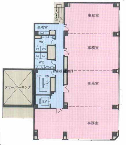 竹の塚ビル 平面1