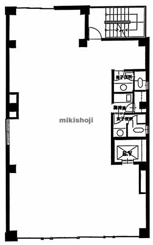 偕楽ビル（台東） 平面1