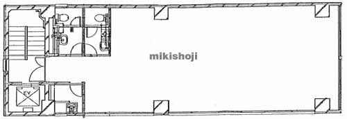 京橋の西勘本店ビル 平面1