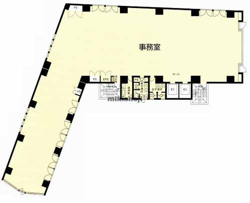 芝のＡＣＮ田町ビル 平面1