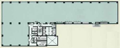 コスモパークビル 平面1