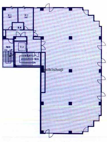 金町・東金町の豊勢金町ビル 平面1