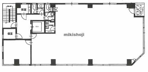 ルナ大住ビル 平面1