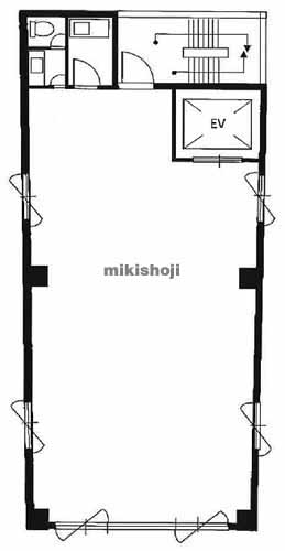 神宮前の神宮前松井ビル 平面1