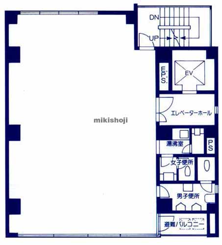日本橋小綱町・蛎殻町のウィンド水天宮ビル 平面1