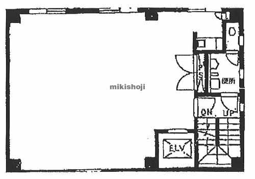 セゾンビル芝大門 平面1