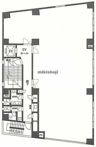 井門堀留ビル 平面1