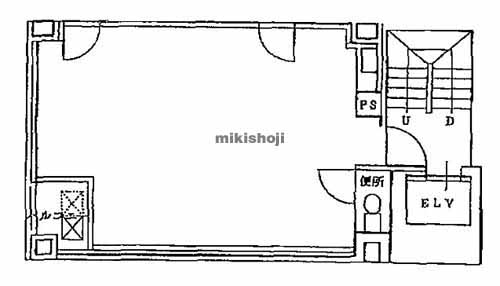 茅場町鈴藤ビル 平面1