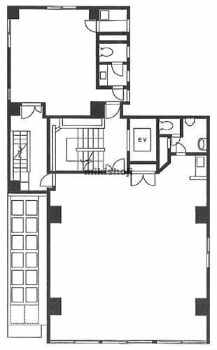 銀鱗ビル 平面1