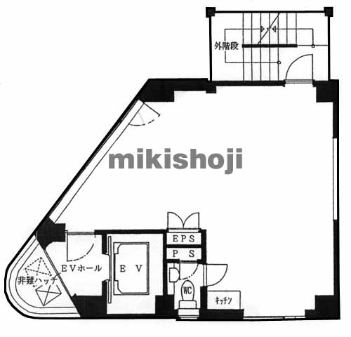 ＭＡビル札の辻 平面1