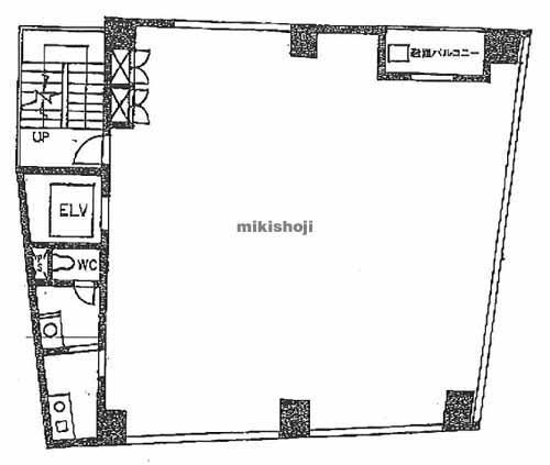 広尾のＷｉｌｌ　ＨＡＧＩＹＡ　Ｂｕｉｌｄｉｎｇ 平面1