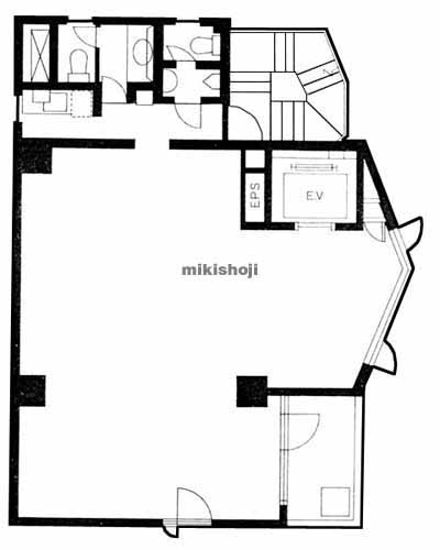 シーガル麻布ビル 平面1