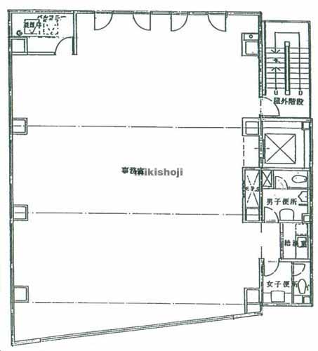 ワコー宮益坂ビル 平面1