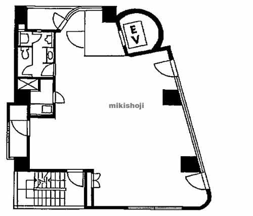神田神保町のニュー徳栄ビル 平面1