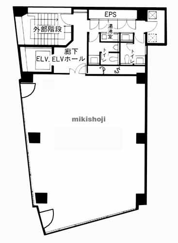 神田神保町のＢＯＮＭＡＲＵＳＡＮビル 平面1