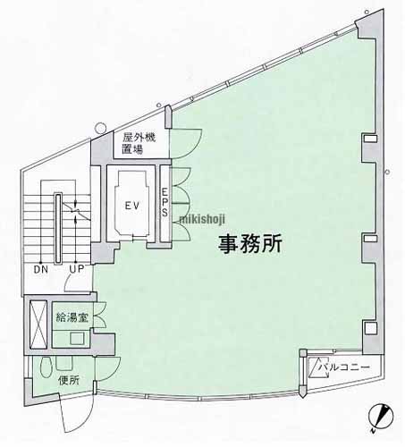 麹町エイチティーズビル 平面1