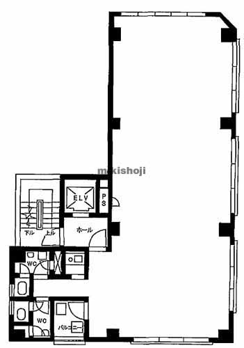 カワベビル 平面1