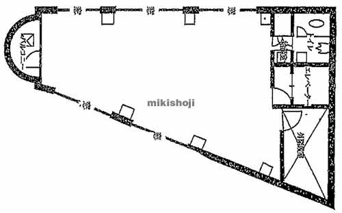 神泉モンドビル 平面1