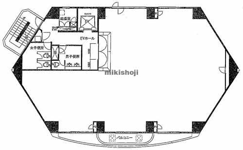 インターパーク代々木ビル 平面1