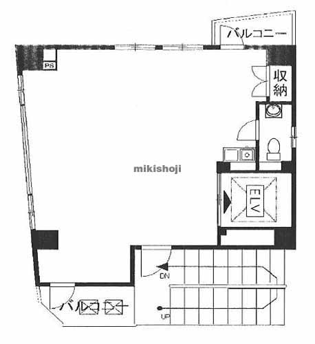 タワーサイド飯倉ビル 平面1
