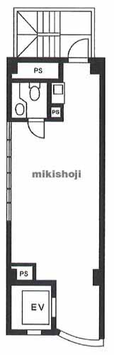 ＤＵＯ　ＰＡＲＫ　ＢＵＩＬＤＩＮＧ　Ｔサイド 平面1