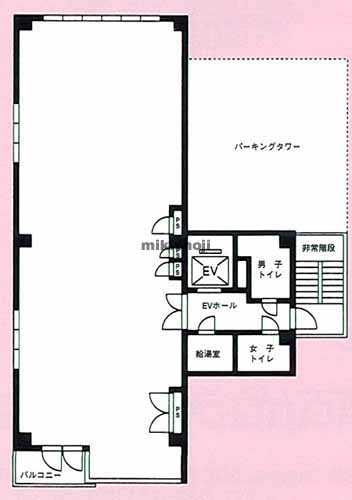 芝浦ワンハンドレッドビル 平面1