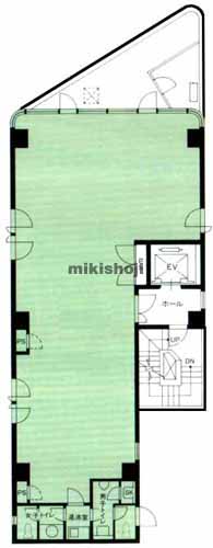 麻布マルカビル 平面1