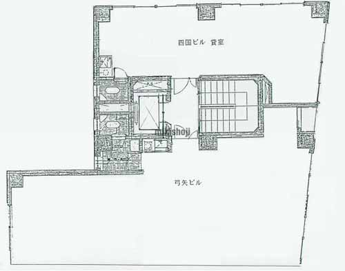 弓矢四国ビル 平面1