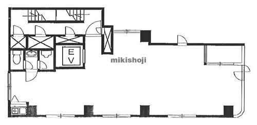 ラウクティビルディング 平面1