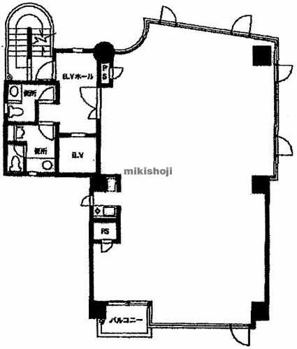 渋谷第２ＴＹビル 平面1