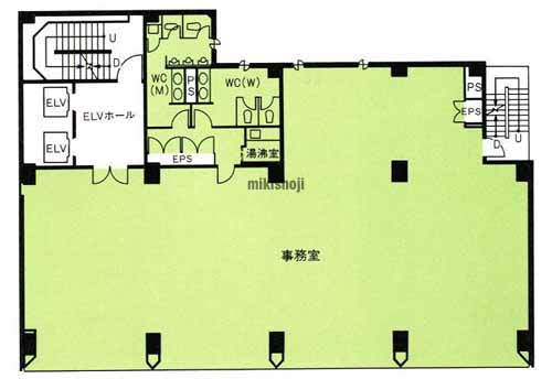 銀座エスシービル 平面1