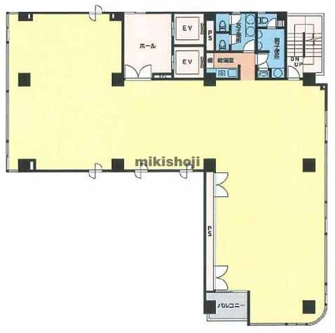 築地エー・アイ・ユービル 平面1