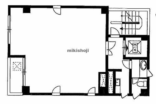 麻布保坂ビル 平面1