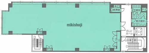 小舟町ビル 平面1