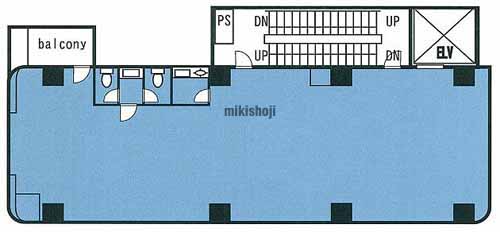 アパ赤坂ゲイトウェイビル 平面1