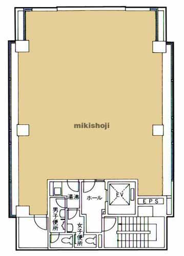 渋谷の土屋ビル・渋谷 平面1