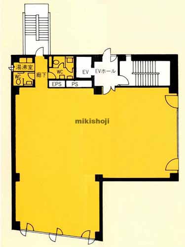 松竹新富ビル 平面1