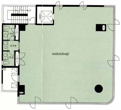 築地の築地小川ビル 平面1