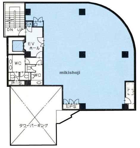 大樹生命旗の台ビル 平面1