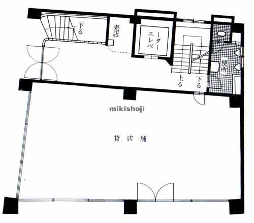 銀座朝日ビル 平面1